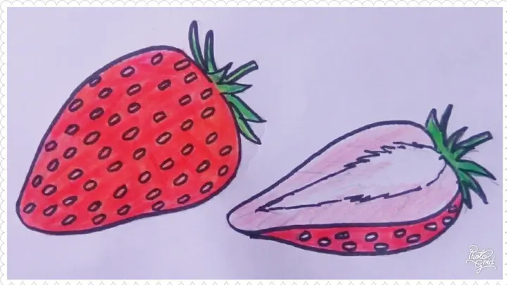 Detail Cara Menggambar Buah Strawberry Nomer 27