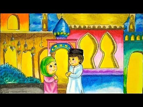 Detail Cara Menggambar Bulan Ramadhan Nomer 11