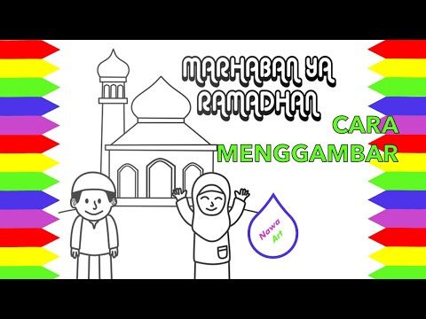 Detail Cara Menggambar Bulan Ramadhan Nomer 27