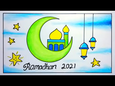 Detail Cara Menggambar Bulan Ramadhan Nomer 35