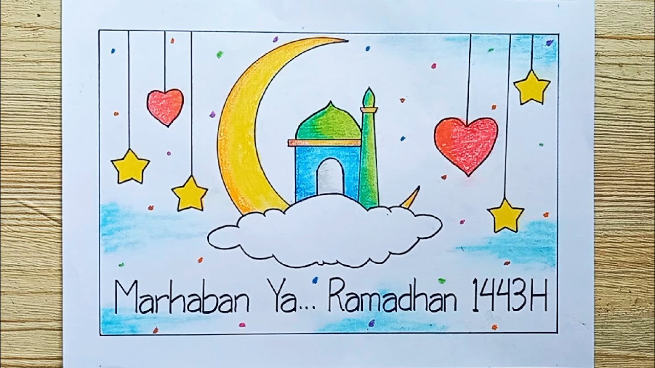 Detail Cara Menggambar Bulan Ramadhan Nomer 7