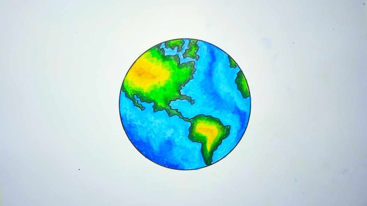 Detail Cara Menggambar Bumi Dengan Mudah Nomer 5