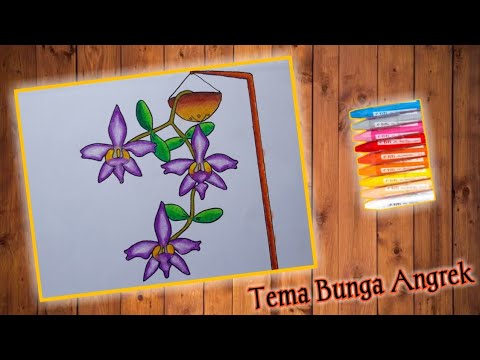 Detail Cara Menggambar Bunga Anggrek Dari Pensil Nomer 11