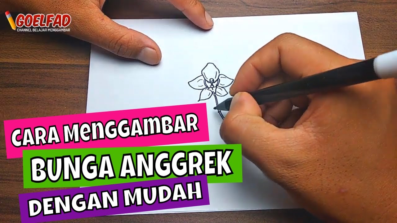 Detail Cara Menggambar Bunga Anggrek Dengan Mudah Nomer 25