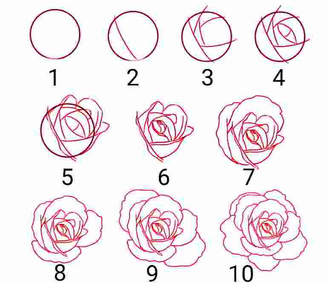 Detail Cara Menggambar Bunga Bagus Dan Mudah Nomer 6