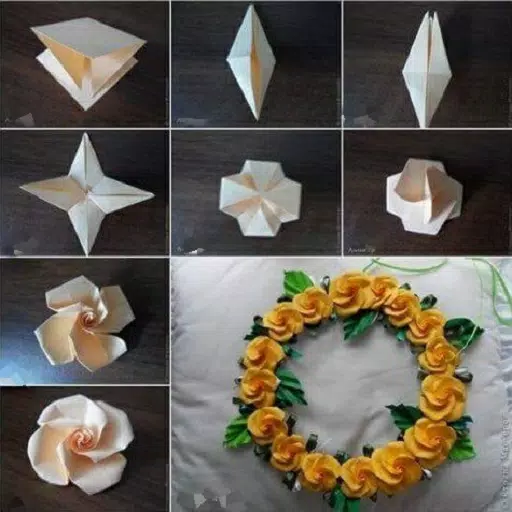 Detail Cara Menggambar Bunga Dari Kertas Origami Nomer 24