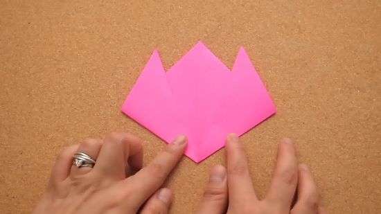 Detail Cara Menggambar Bunga Dari Kertas Origami Nomer 31