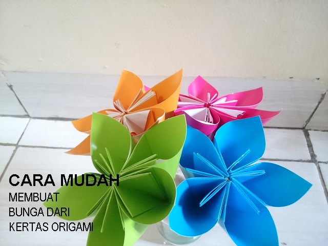Detail Cara Menggambar Bunga Di Kertas Origami Nomer 12