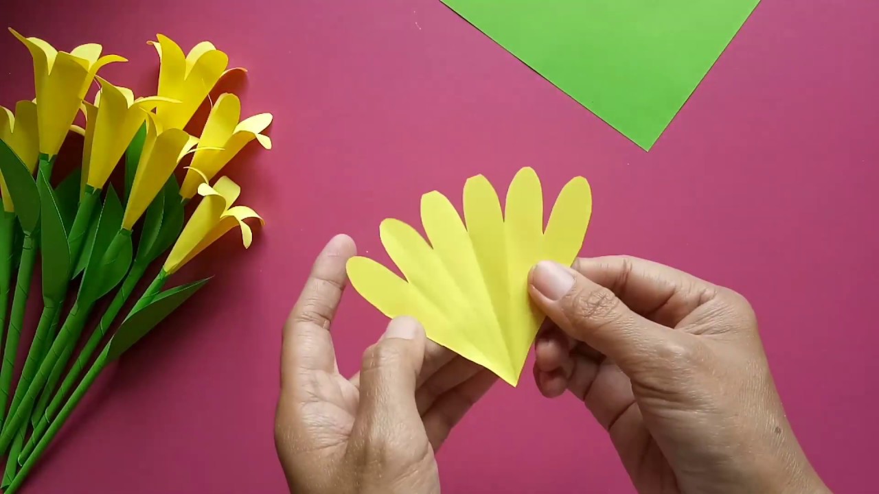 Detail Cara Menggambar Bunga Di Kertas Origami Nomer 13