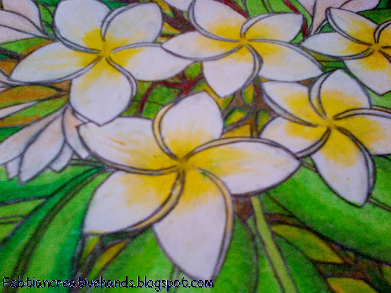 Detail Cara Menggambar Bunga Kamboja Yang Mudah Nomer 15