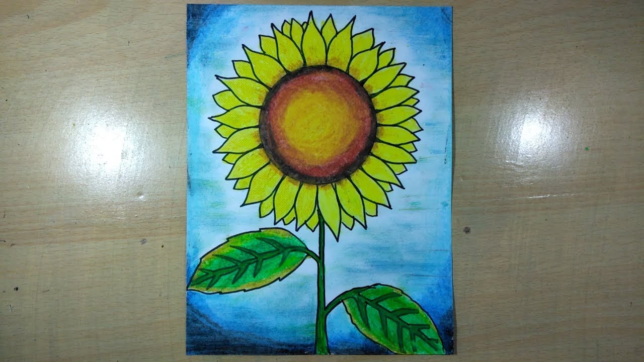 Detail Cara Menggambar Bunga Matahari Untuk Anak Tk Nomer 34