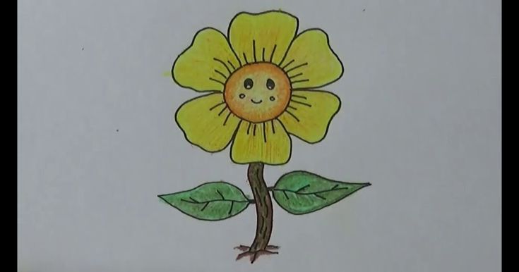 Detail Cara Menggambar Bunga Matahari Yang Gampang Nomer 19