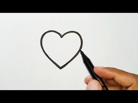 Cara Menggambar Bunga Mawar Dari Bentuk Love - KibrisPDR
