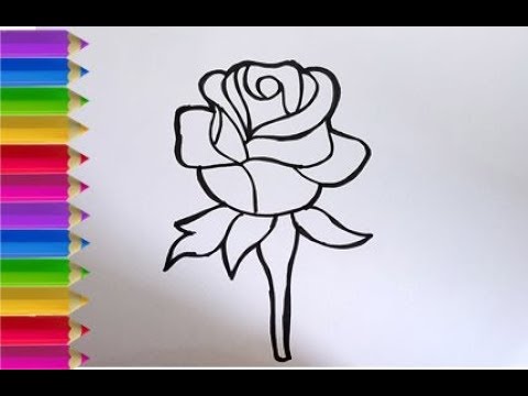 Detail Cara Menggambar Bunga Mawar Mudah Nomer 33