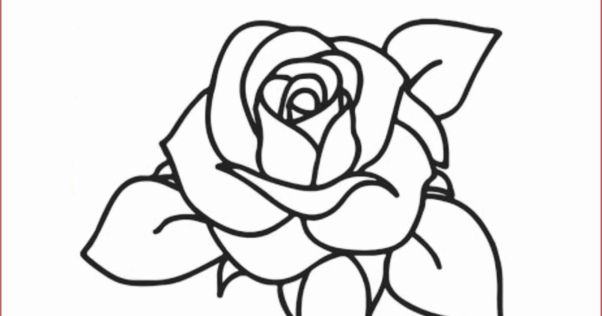 Detail Cara Menggambar Bunga Mawar Simple Nomer 28