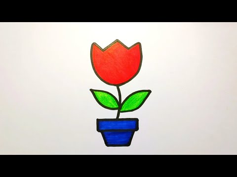 Detail Cara Menggambar Bunga Paling Mudah Nomer 55