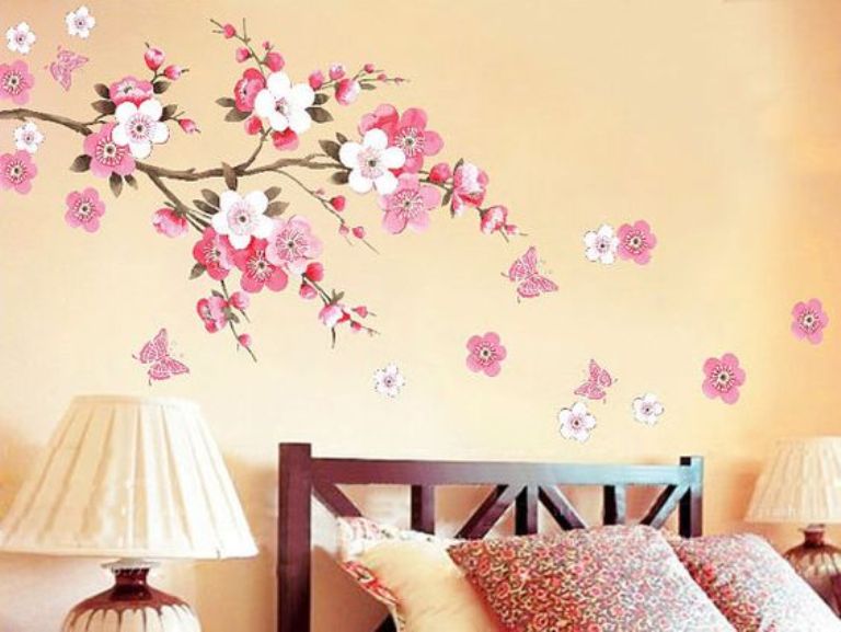 Detail Cara Menggambar Bunga Sakura Dinding Nomer 2