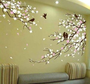 Detail Cara Menggambar Bunga Sakura Dinding Nomer 6