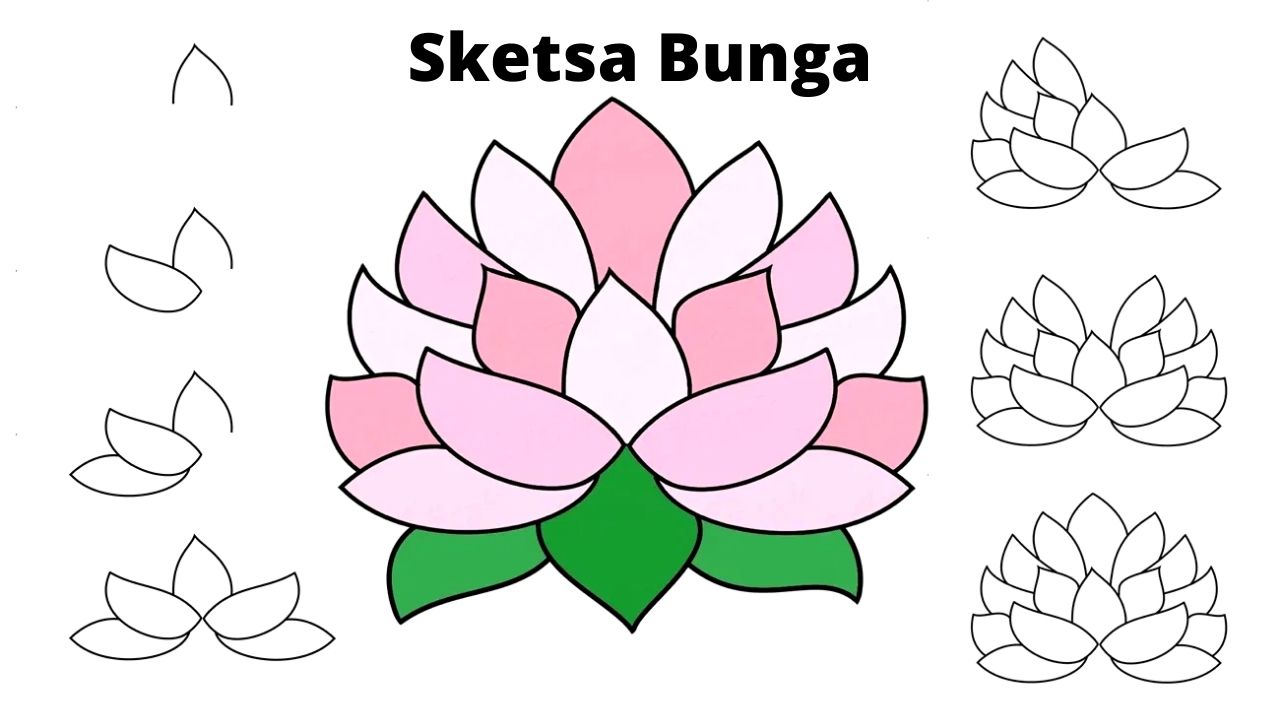 Detail Cara Menggambar Bunga Sakura Yang Gampang Nomer 38