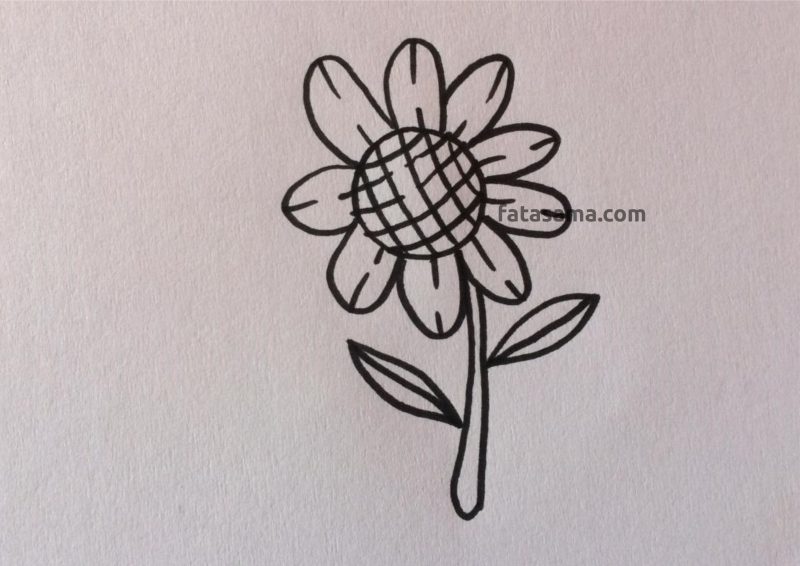 Detail Cara Menggambar Bunga Simple Nomer 30