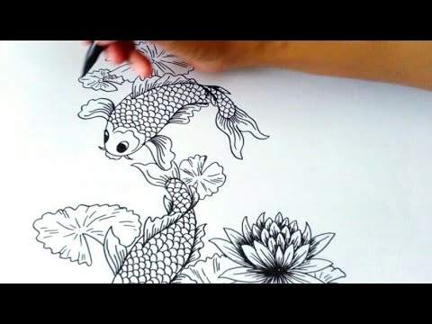 Detail Cara Menggambar Bunga Teratai Dengan Mudah Nomer 41