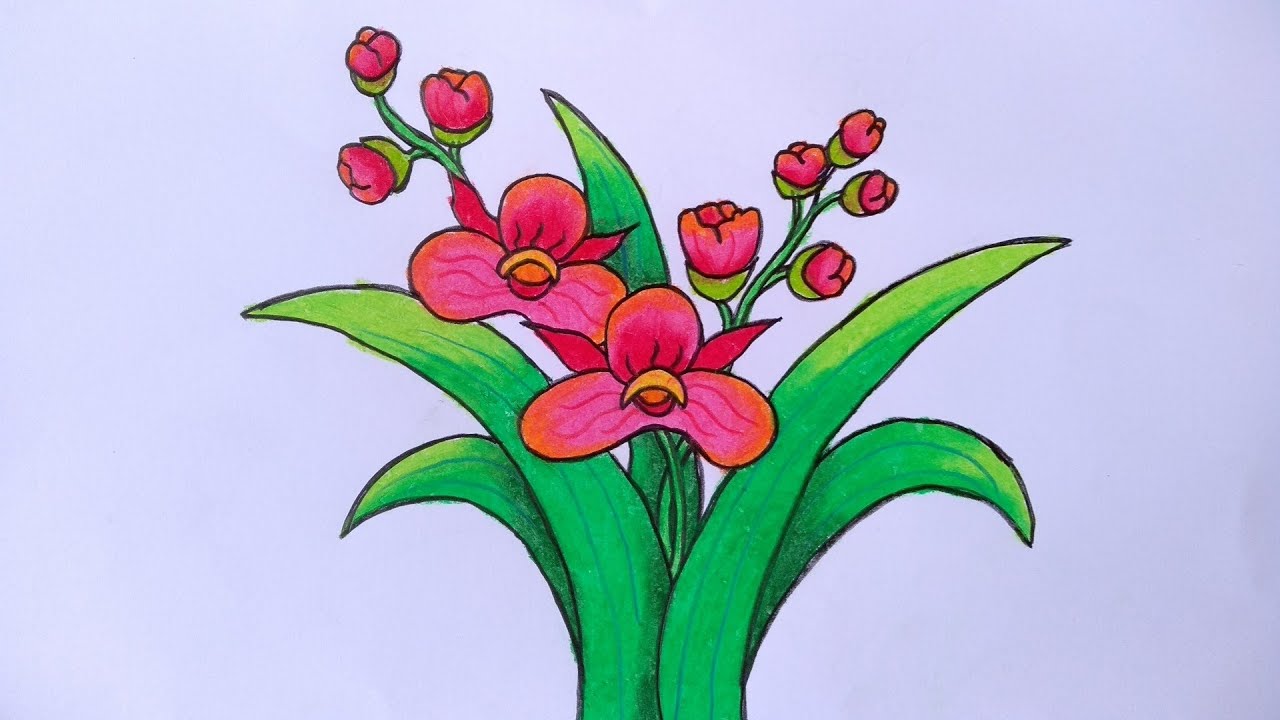 Detail Cara Menggambar Bunga Yang Indah Nomer 21