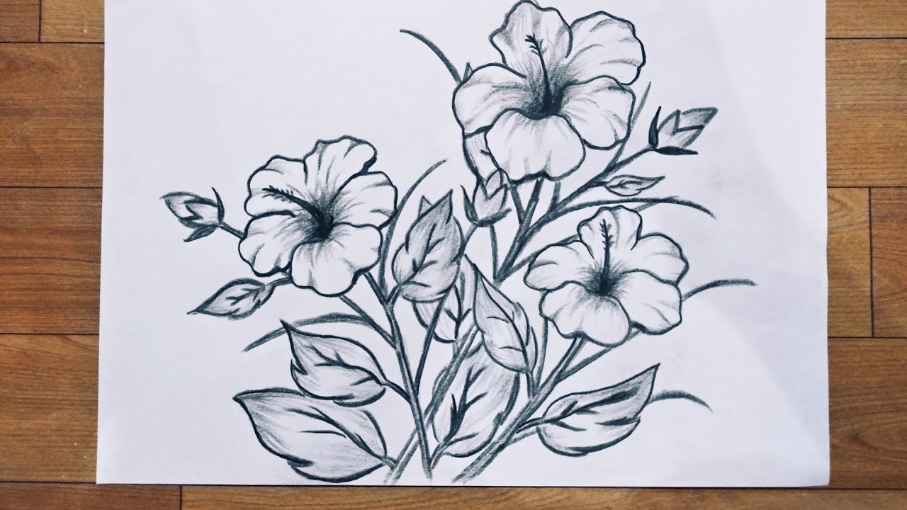 Detail Cara Menggambar Bunga Yang Paling Bagus Nomer 7