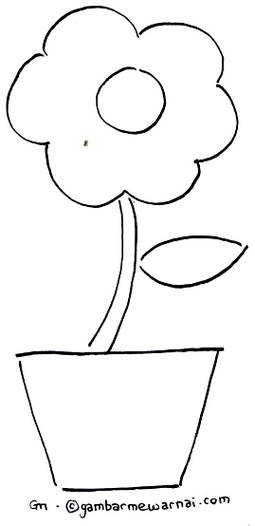Detail Cara Menggambar Bunga Yang Simple Nomer 35