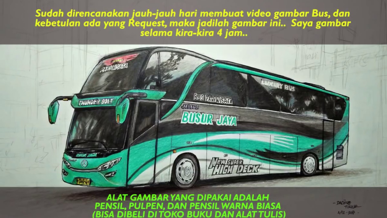 Detail Cara Menggambar Bus 3d Nomer 10