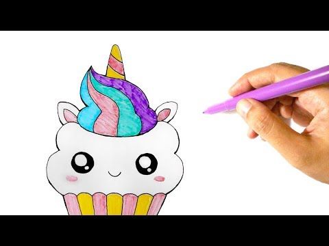 Detail Cara Menggambar Cupcake Unicorn Nomer 6