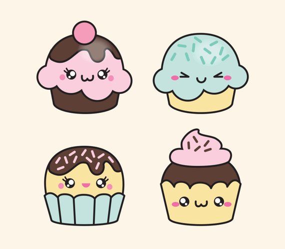 Detail Cara Menggambar Cupcake Unicorn Nomer 8