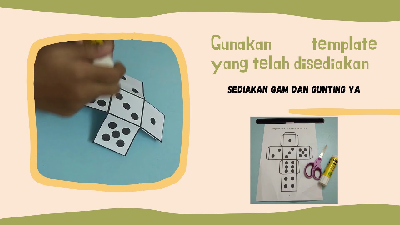 Detail Cara Menggambar Dadu Nomer 6