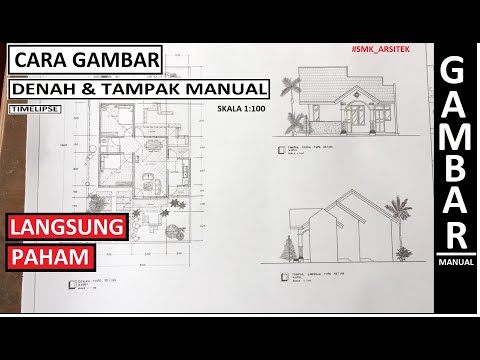 Detail Cara Menggambar Denah Rumah Manual Nomer 3