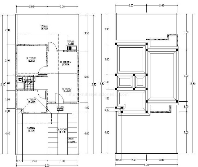 Detail Cara Menggambar Denah Rumah Manual Nomer 31