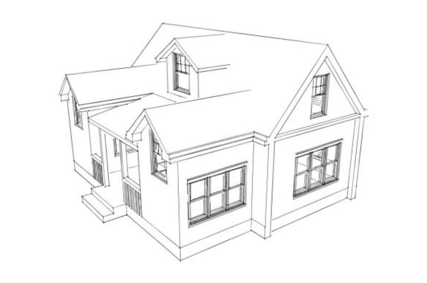 Detail Cara Menggambar Desain Rumah Dengan Pensil Nomer 13
