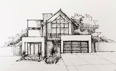 Detail Cara Menggambar Desain Rumah Dengan Pensil Nomer 35