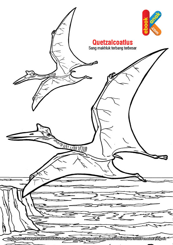 Detail Cara Menggambar Dinosaurus Terbang Nomer 17