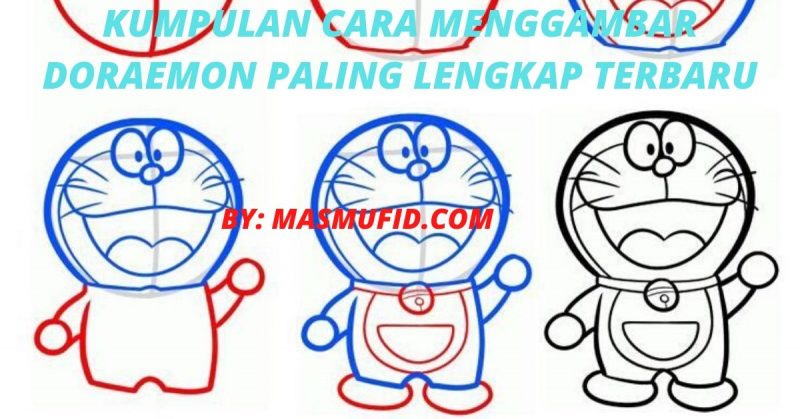 Detail Cara Menggambar Doraemon Nomer 41