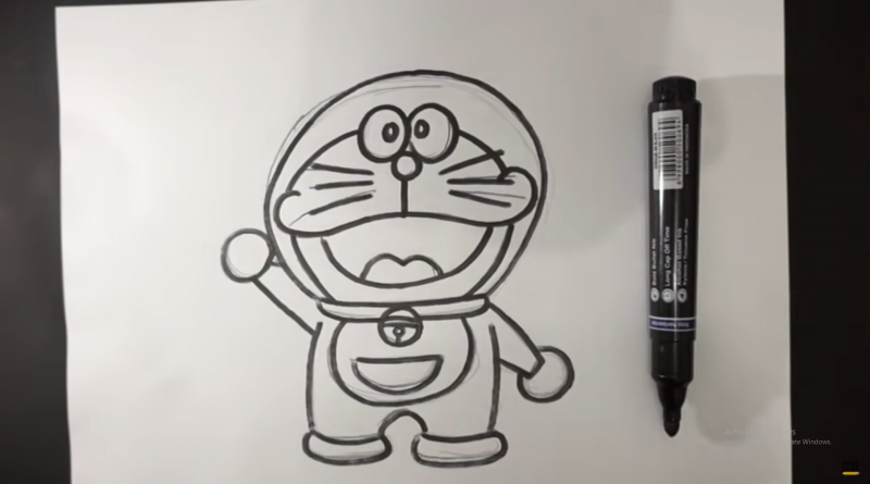 Detail Cara Menggambar Doraemon Nomer 53