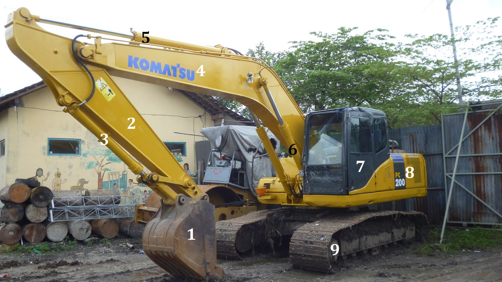 Detail Cara Menggambar Excavator Nomer 26