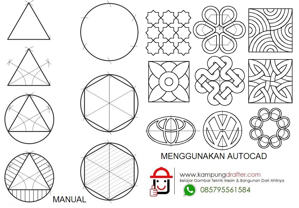 Detail Cara Menggambar Geometris Yang Mudah Nomer 10