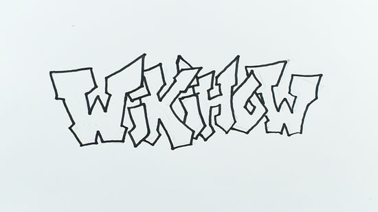Detail Cara Menggambar Grafiti Nama Nomer 2