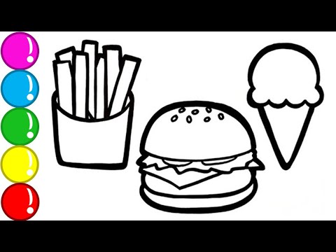 Detail Cara Menggambar Hamburger Nomer 2