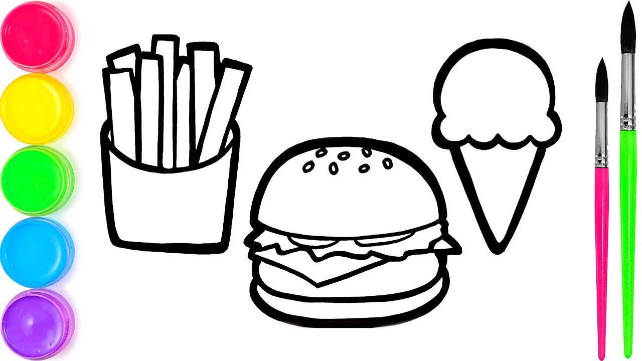 Detail Cara Menggambar Hamburger Nomer 14