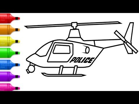 Detail Cara Menggambar Helikopter Anak Tk Nomer 2