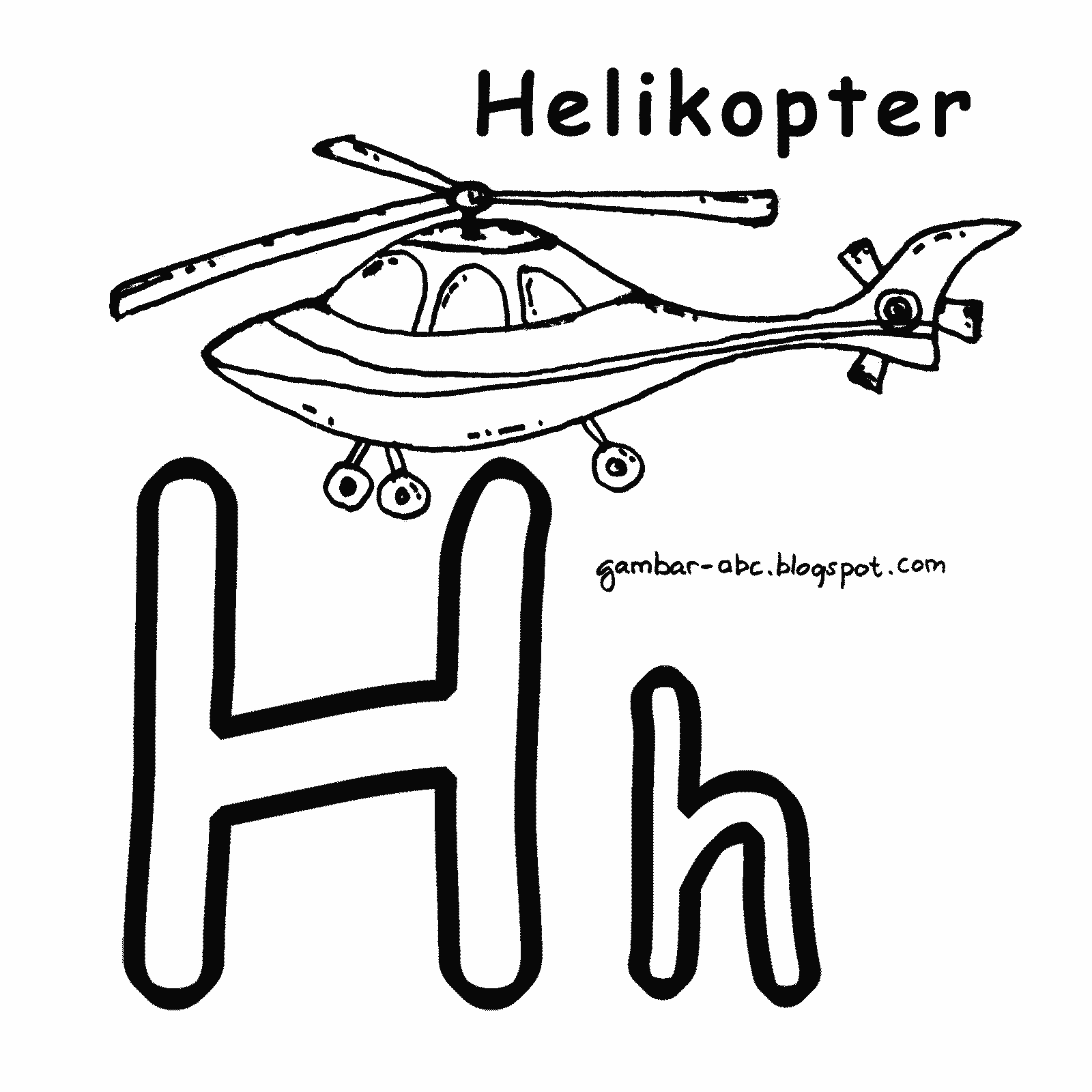Detail Cara Menggambar Helikopter Anak Tk Nomer 28