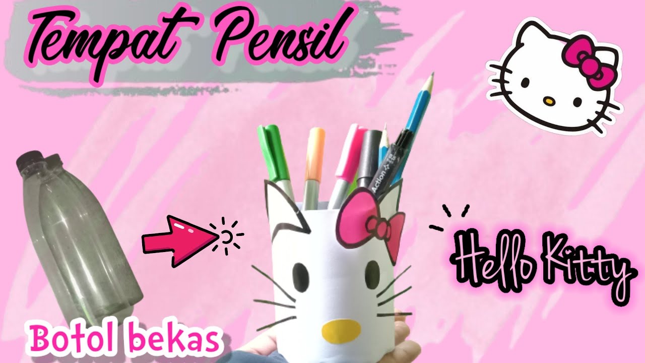 Detail Cara Menggambar Hello Kitty Dengan Pensil Nomer 38