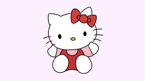 Detail Cara Menggambar Hello Kitty Dengan Pensil Nomer 7