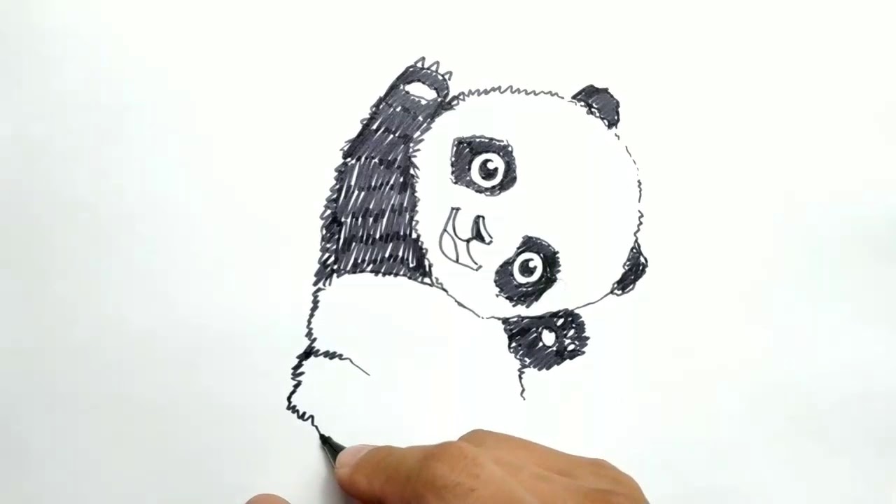 Detail Cara Menggambar Hewan Panda Nomer 26