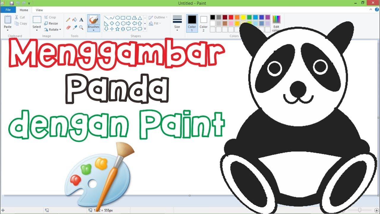 Detail Cara Menggambar Hewan Panda Nomer 48